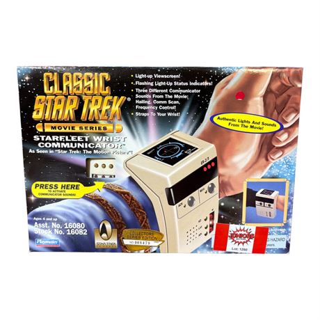 1996 Playmates Classic Star Trek Movie Series Star Fleet Wrist Communicator