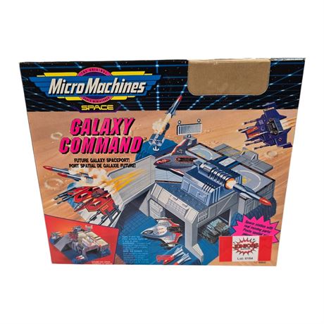 1994 Galoob Space Galaxy Command Micro Machines, In Original Box