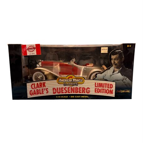 Ertl American Muscle Classics 1:18 Die Cast Metal Clark Gables Duesenberg