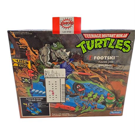 1989 Playmates Teenage Mutant Ninja Turtles Footski, In Original Box