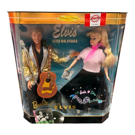 1996 Mattel Barbie Loves Elvis Barbie, In Original Box