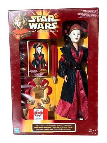 1998 Hasbro Star Wars Episode 1 Ultimate Hair Queen Amidala Doll