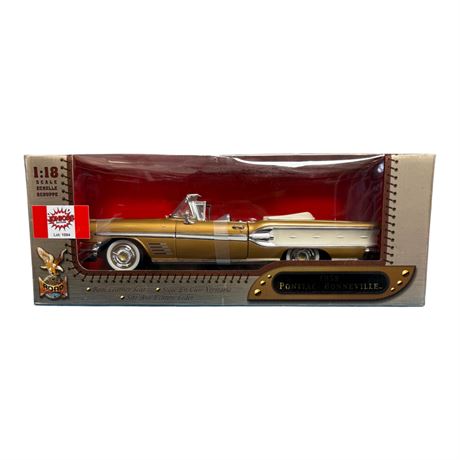 Road Signature 1:18 Die Cast Metal 1958 Pontiac Bonneville, In Original Box