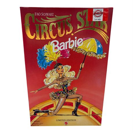 1994 Mattel Fao Schwarz Circus Star Barbie, In Original Box