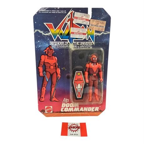1984 Mattel Voltron "Doom Commander", In Original Blister Pack