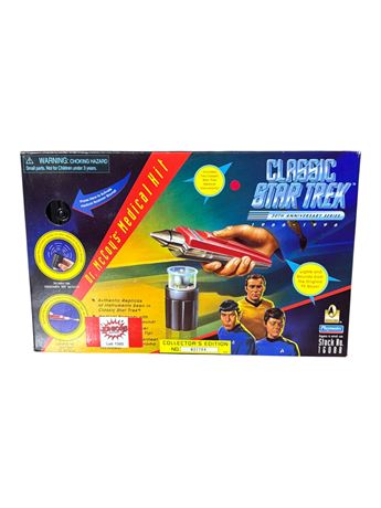 1996 Playmates Classic Star Trek Doctor Mccoys Medical Kit, In Original Box