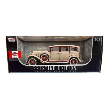 Anson 1:18 Die Cast Metal Prestige Edition 1931 Peerless, In Original Box