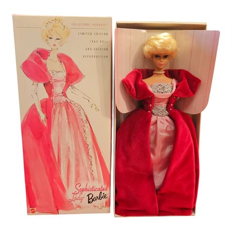1999 Mattel Barbie Sophisticated Lady 1963 Reproduction, In Original