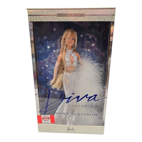 2001 Mattel Diva Collection Gone Platinum Barbie, In Original Box