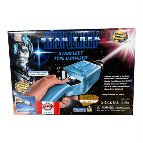1996 Playmates Star Trek First Contact Star Fleet Type Ii Phaser