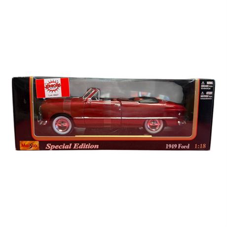 Maisto 1:18 Die Cast Metal 1949 Ford, In Original Box