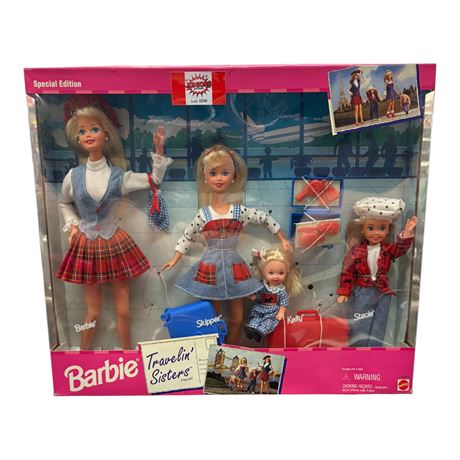 1995 Mattel Travelin' Sisters Barbie, In Original Box
