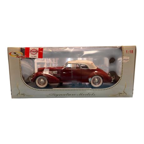 Signature Models 1:18 Die Cast Metal 1937 Ford 812 Super Charged