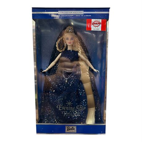 2000 Mattel Evening Star Princess Barbie, In Original Box