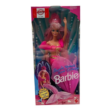 1993 Mattel Fountain Mermaid Barbie, In Original Box