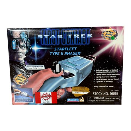 1996 Playmates Star Trek First Contact Star Fleet Type Ii Phaser