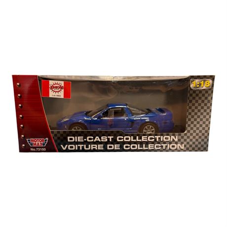 Motor Max 1:18 Die Cast Metal Acura Nsx, In Original Box