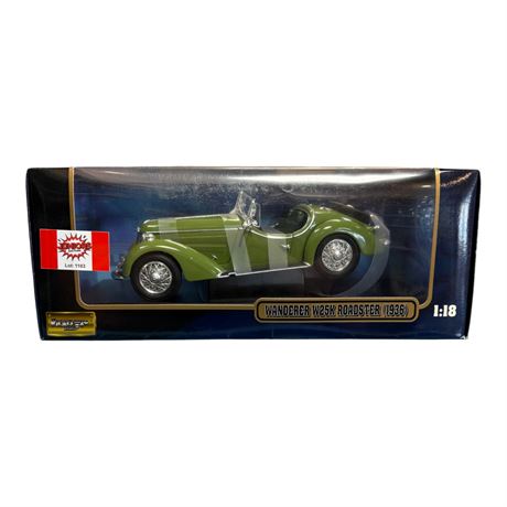 Ricko Ricko 1:18 Die Cast Metal Wanderer W25K Roadster 1936, In Original Box