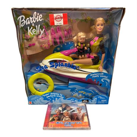 2003 Mattel Barbie & Kelly Sea Splashin' Barbie, In Original Box