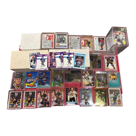 Large Assortment Of Vintage Hockey Cards