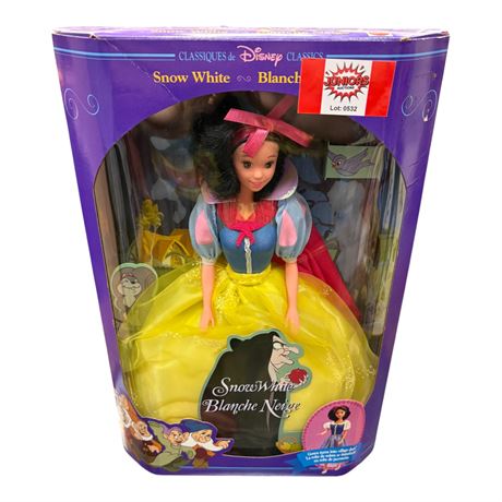 1992 Mattel Disney Snow White Doll, In Original Box