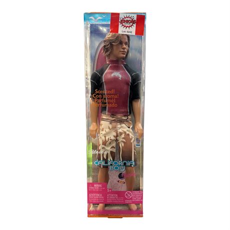2004 Mattel California Boy "Blain" Barbie, In Original Box