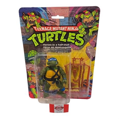 1989 Playmates Teenage Mutant Ninja Turtles Heros In A Half Shell "Leonardo"