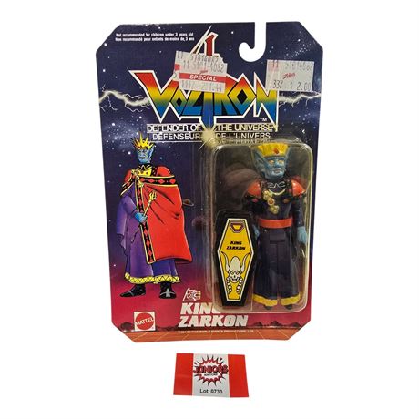 1984 Mattel Voltron "King Zarkon", In Original Blister Pack