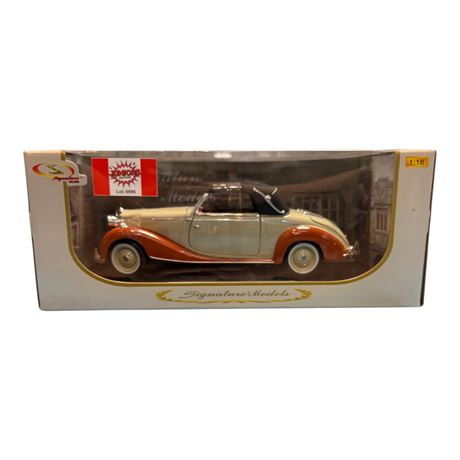 Signature Models 1:18 Die Cast Metal 1950 Mercedes Benz 170S Cabriolet