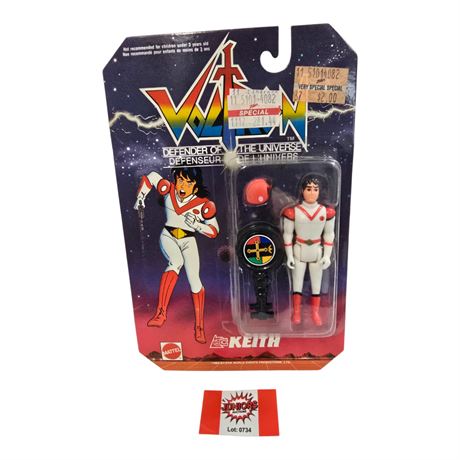 1984 Mattel Voltron "Keith", In Original Blister Pack