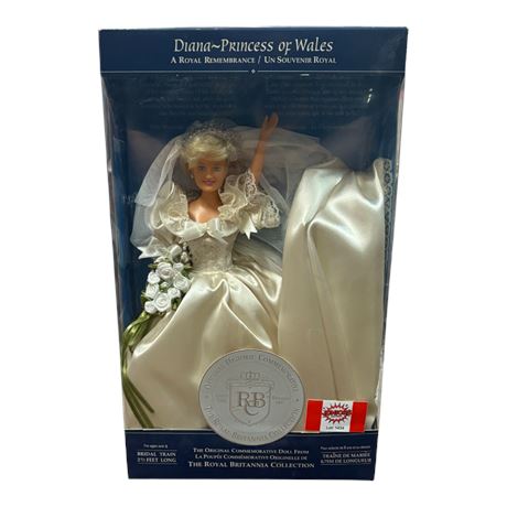 1997 Royal Britannia Collection Diana Princess Of Wales A Royal Remembrance Doll