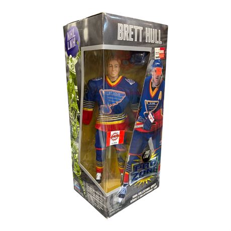 1998 Playmates Nhl Pro Zone Brett Hull Hockey Figure, In Original Box