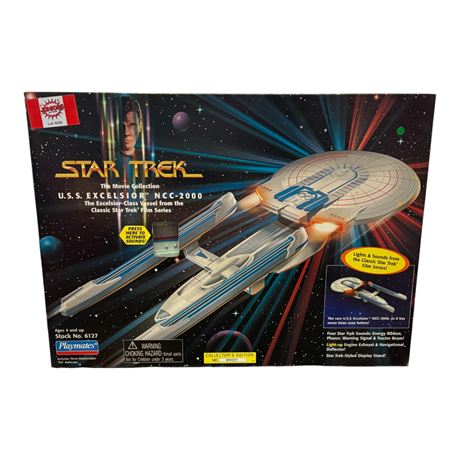 2000 Playmates Star Trek The Movie Collection The Uss Excelsior Ncc-2000