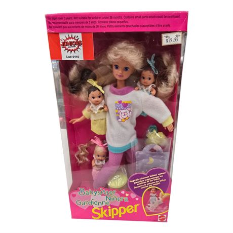 1994 Mattel Babysitter Skipper Barbie, In Original Box