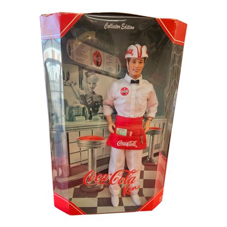 1999 Mattel Coca Cola Ken Barbie, In Original Box