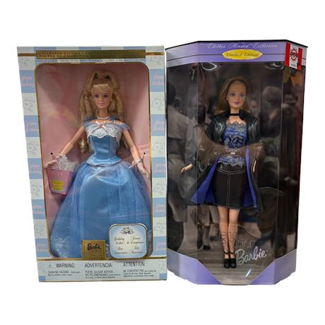 2 Vintage Mattel Barbies, In Original Boxes