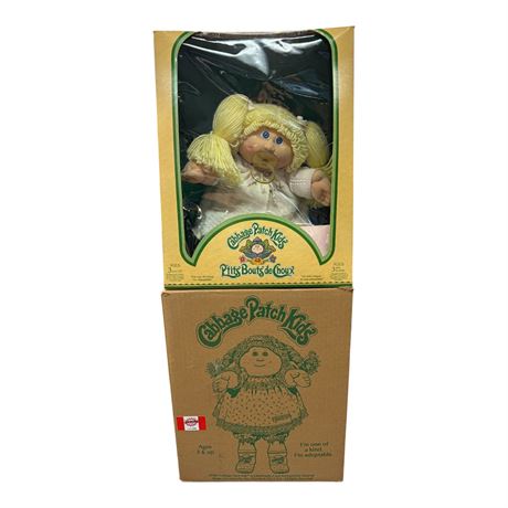 1983 Coleco Cabbage Patch Kids Doll, In Original Box With Shipping Box