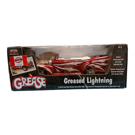 Joy Ride 1:18 Die Cast Metal Grease Greased Lightning, In Original Box