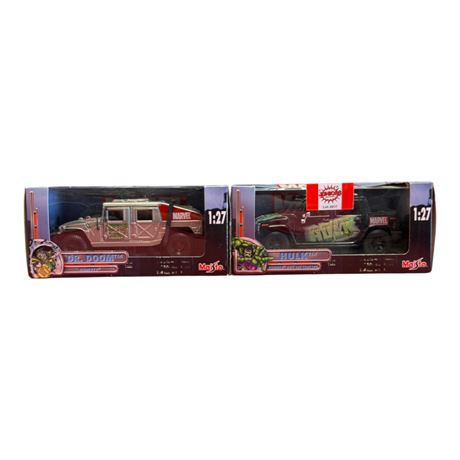 2 Maisto 1:27 Die Cast Metal Cars In Original Boxes