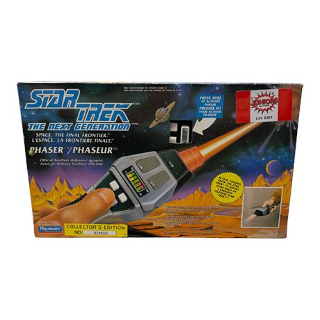 1992 Playmates Star Trek Phaser, In Original Box