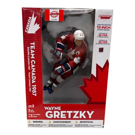 McFarlane Team Canada 1987 Wayne Gretzky 12'' Action Figure, In Original Box