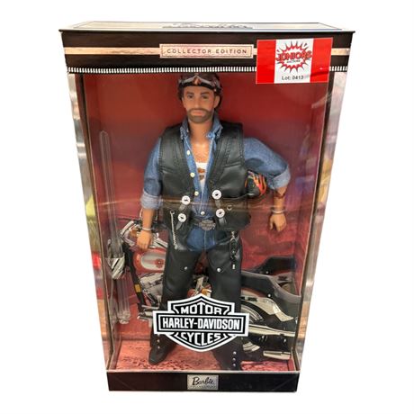 1999 Mattel Harley Davidson Motorcycles Ken Barbie, In Original Box