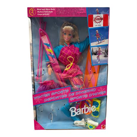 1994 Mattel Winter Sports Barbie, In Original Box