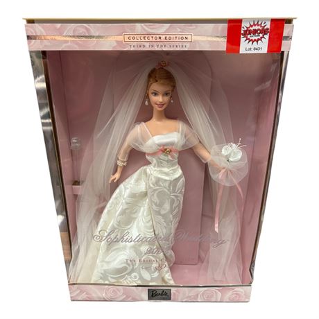 2001 Mattel Sophisticated Wedding "2002" Barbie, In Original Box