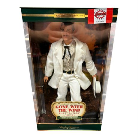 2001 Mattel Gone With The Wind Rhett Butler Portrayed By Clark Gabel Doll