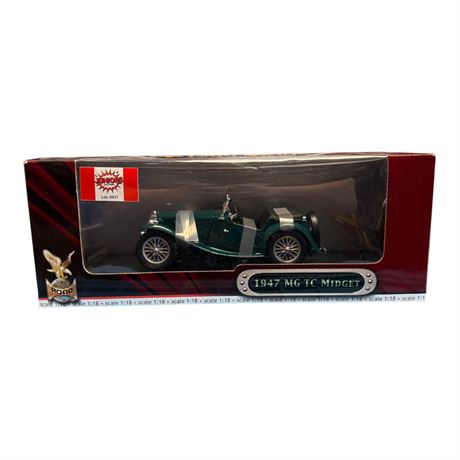 Road Signature 1:18 Die Cast Metal 1947 Mg Tc Midget, In Original Box