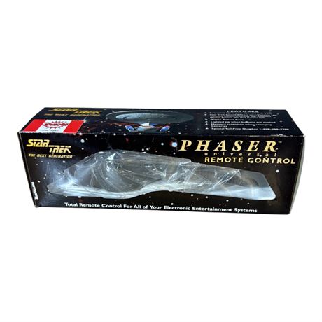 1996 Telemania Star Trek The Next Generation Phaser Universal Remote Control