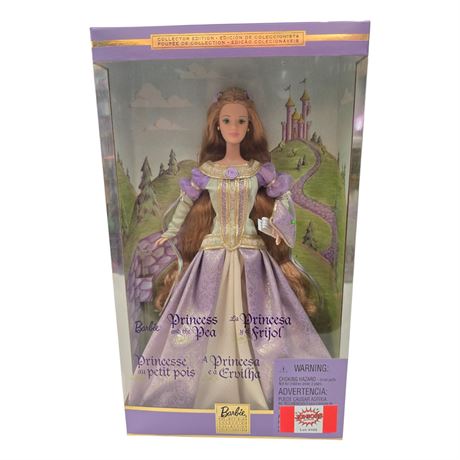 2000 Mattel Princess And The Pea Barbie, In Original Box