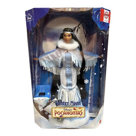 1999 Mattel Disney Pocahontas Winter Moon Doll, In Original Box