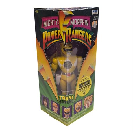 1994 Irwin Mighty Morphin Power Rangers "Trini Yellow Ranger" Action Figure